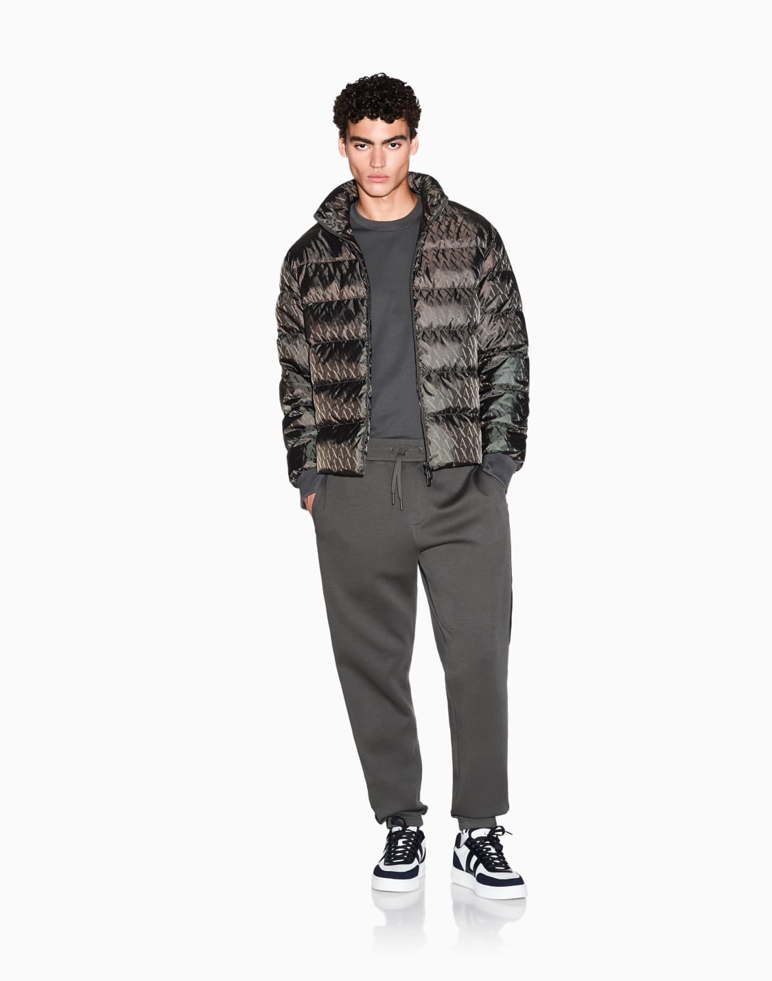 contrasting-regular-fit-tape-t-shirt-green--armani-exchange