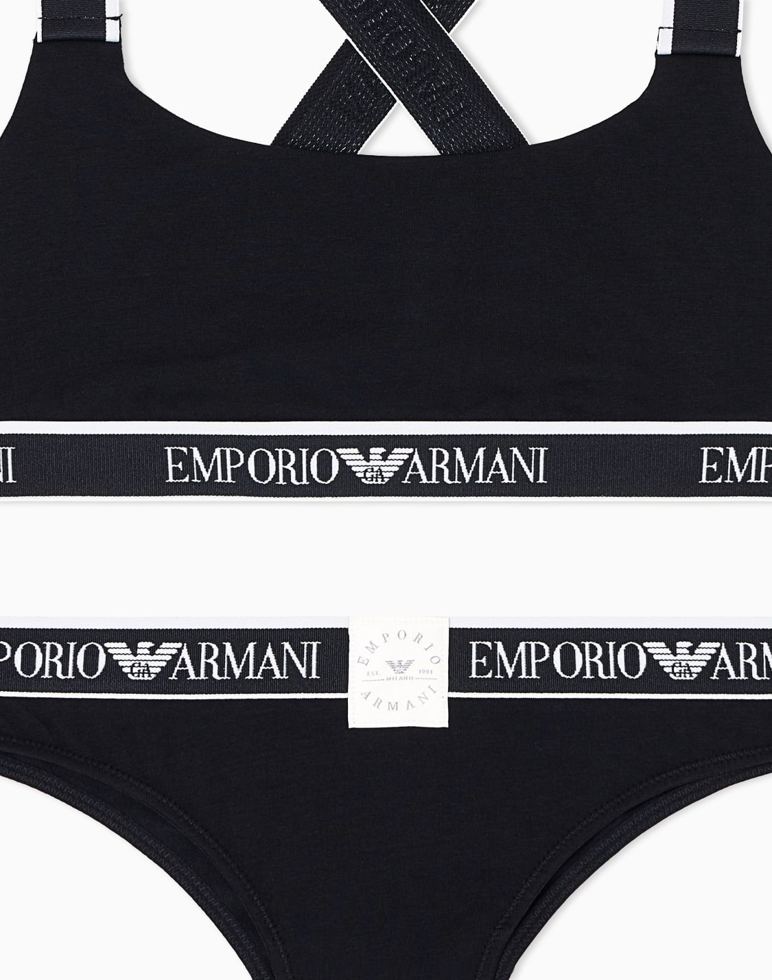 asv-アイコニック-ブラレットブラジリアンショツセット-オガニックコットン-ロゴバンド-ブラック--emporio-armani