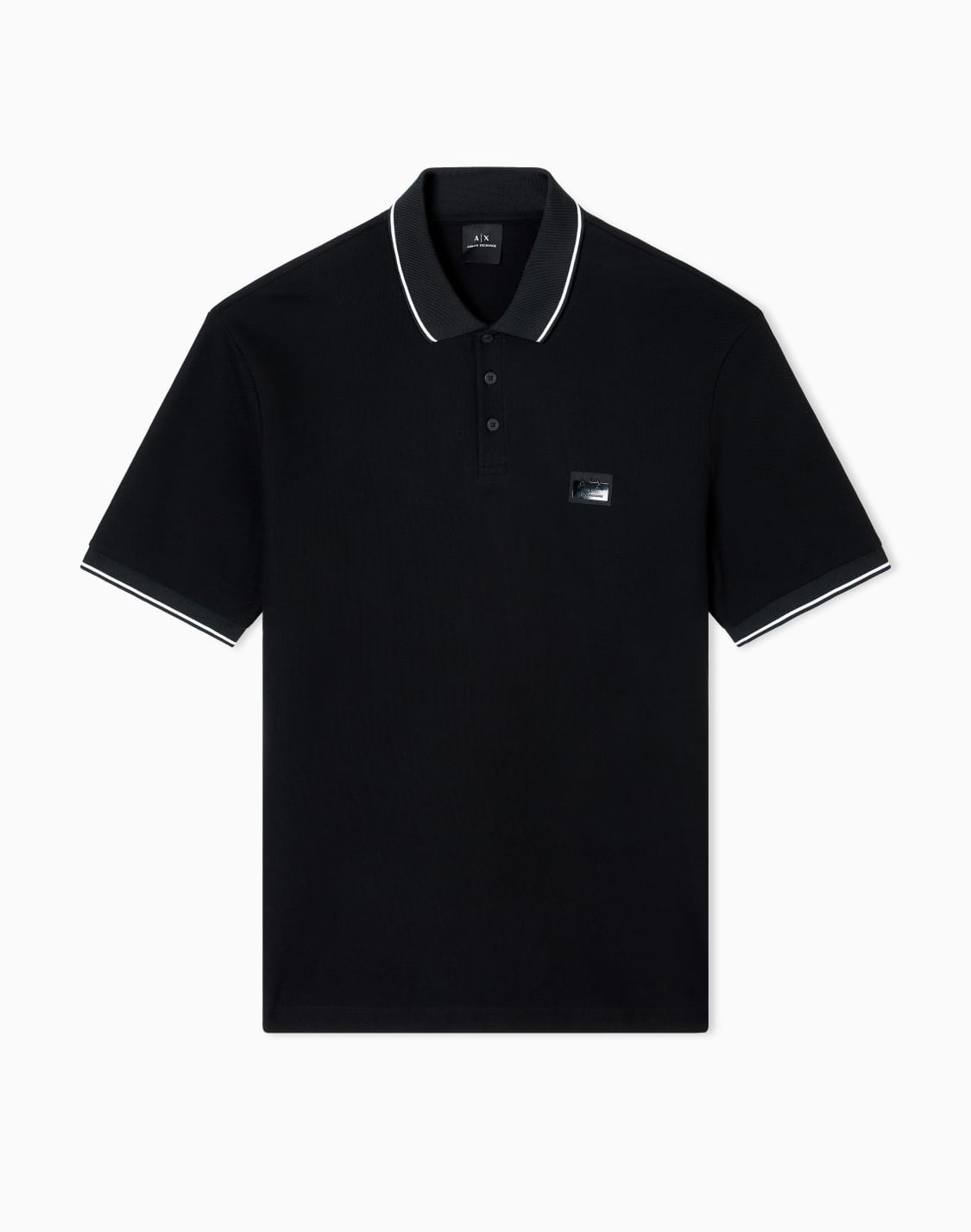 polo-shirts-black--armani-exchange