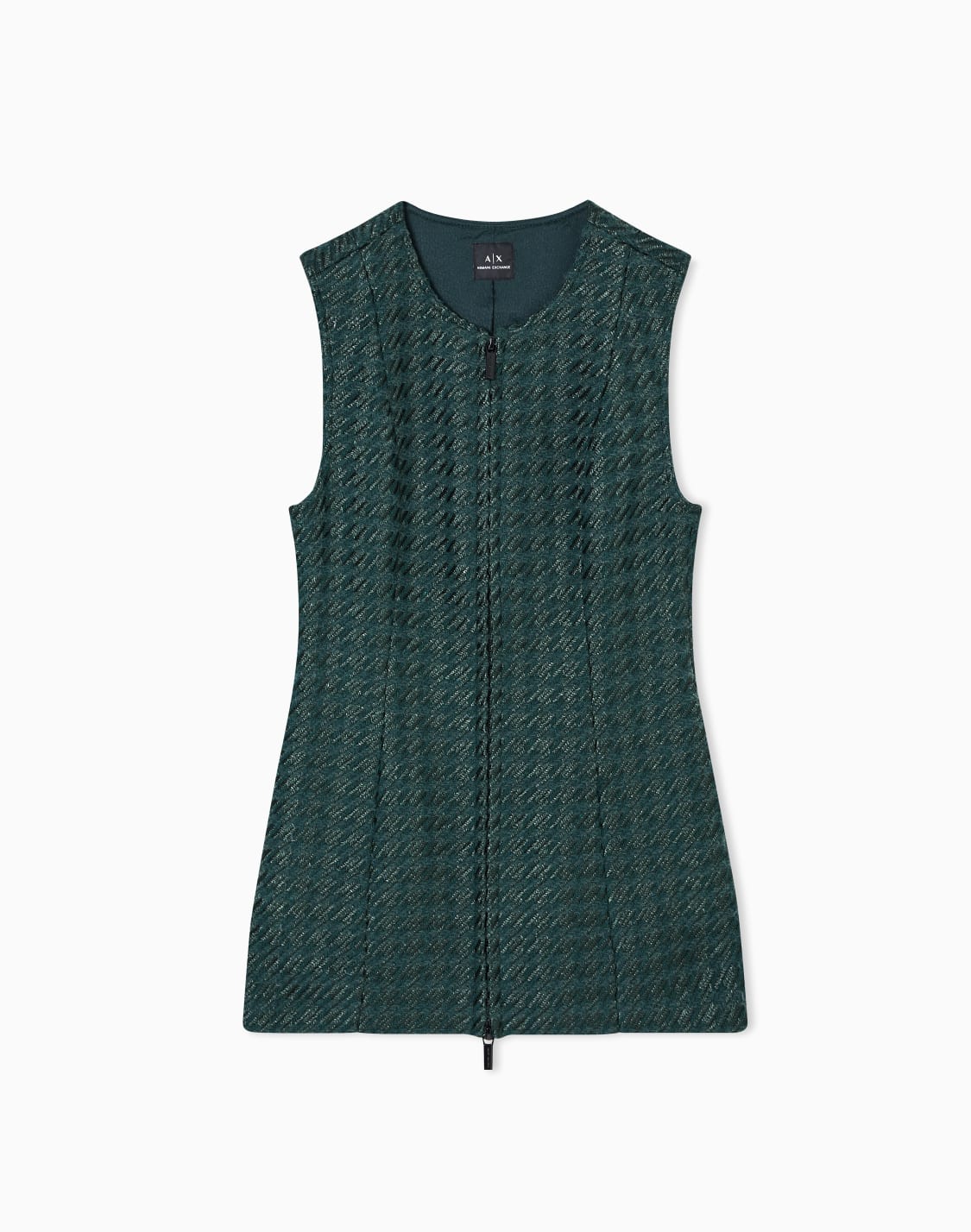 parte-superior-texturizada-con-cremallera-verde--armani-exchange
