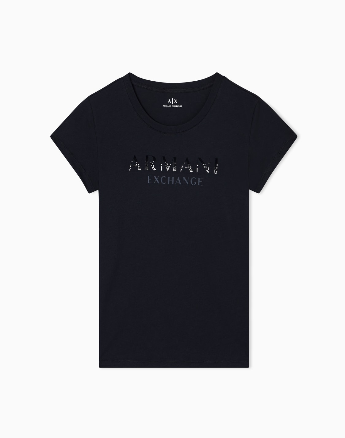 t-shirts-coupe-slim-noir--armani-exchange