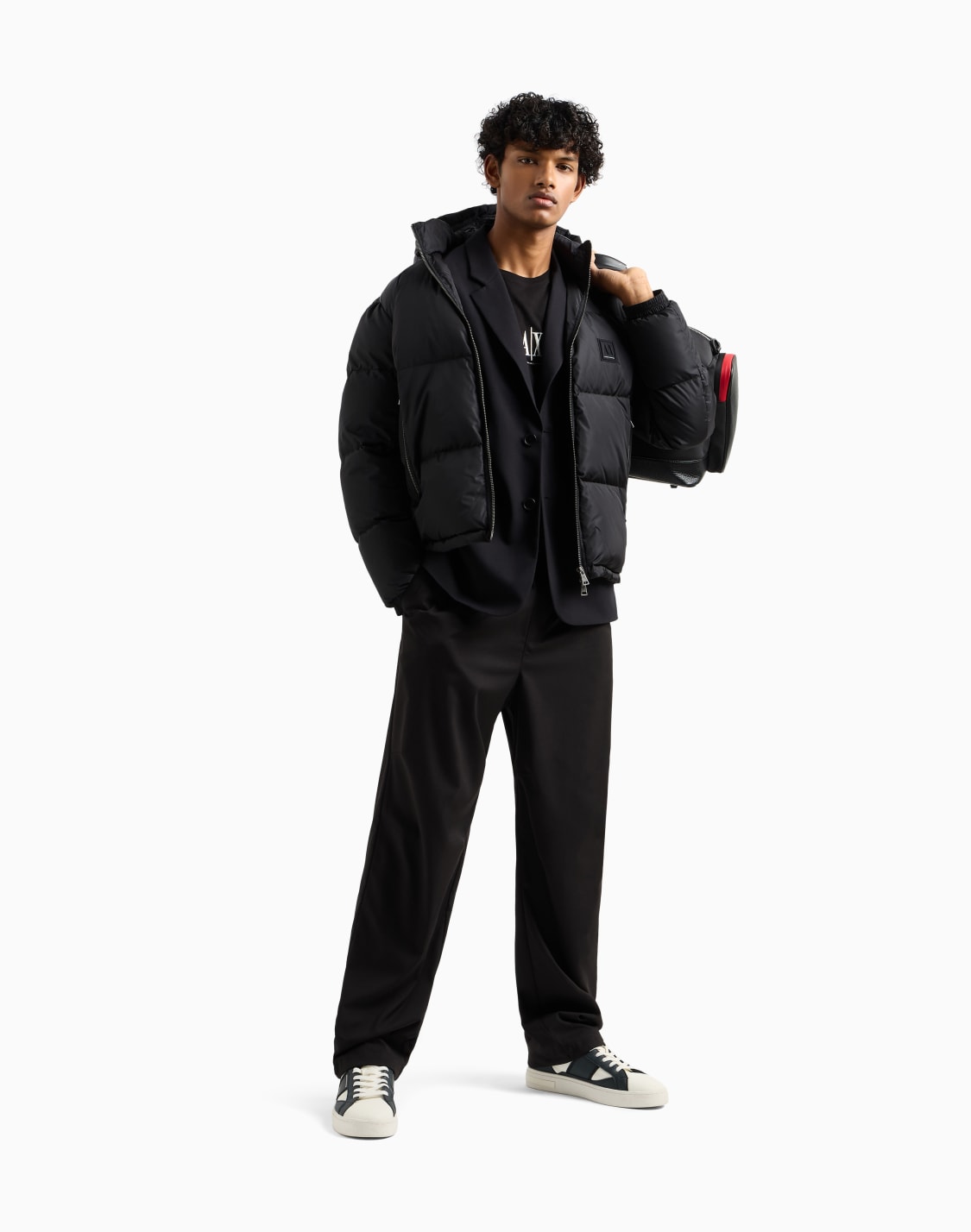 icon-ウルミックス-シングルブレストジャケット-ブラック--armani-exchange
