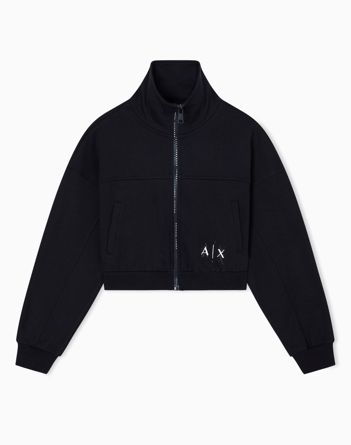 zip-up-sweatshirts-black--armani-exchange