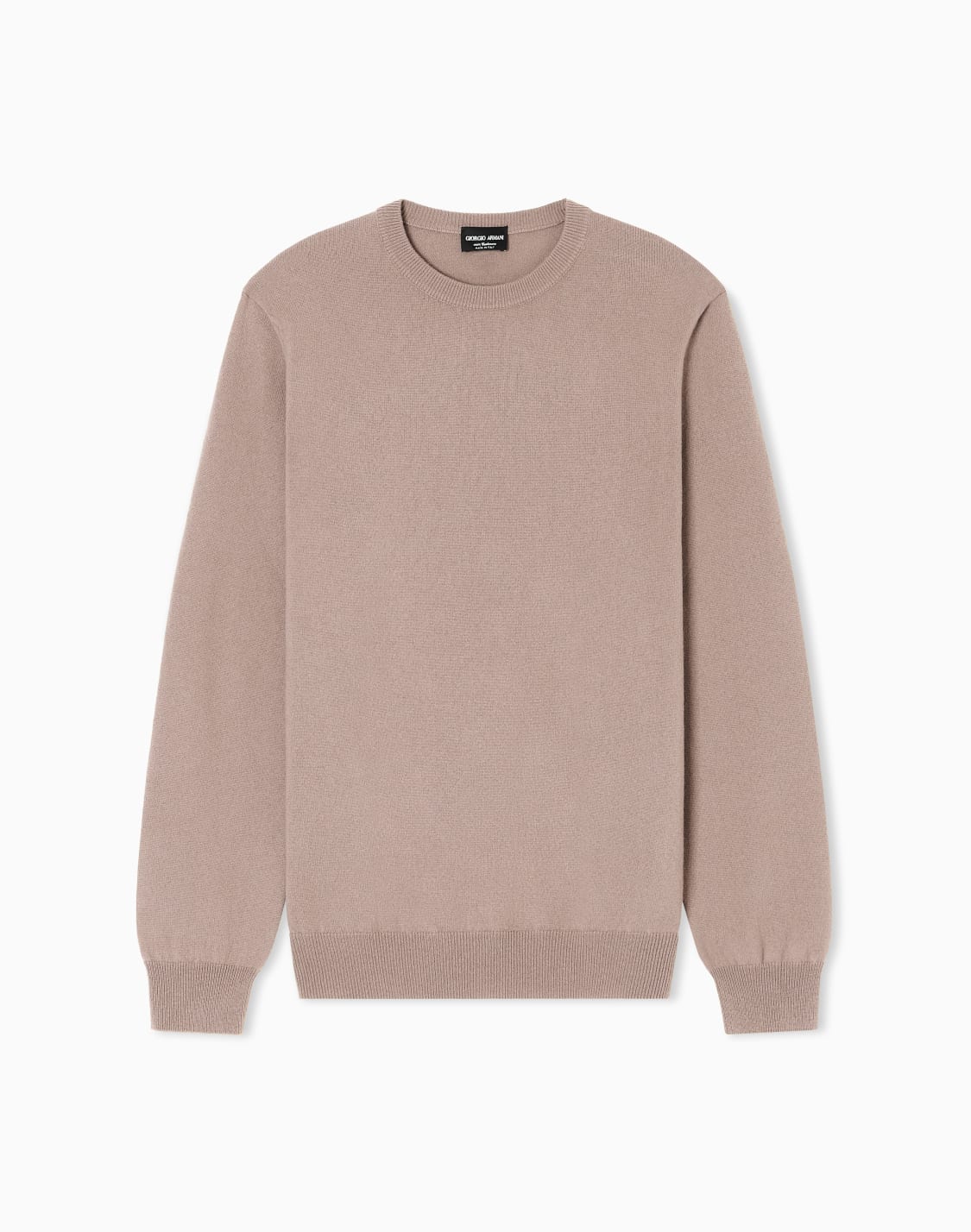 maglia-girocollo-in-cashmere-beige--giorgio-armani