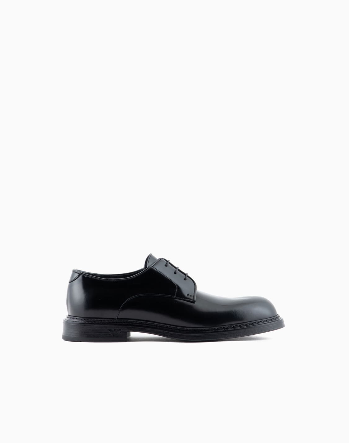 derby-de-piel-cepillada-negro--emporio-armani