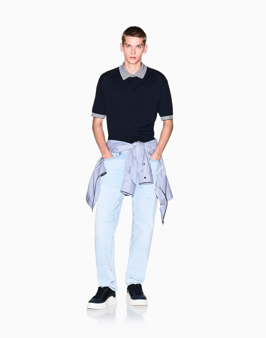 슬림핏-데님-청바지-블루--armani-exchange