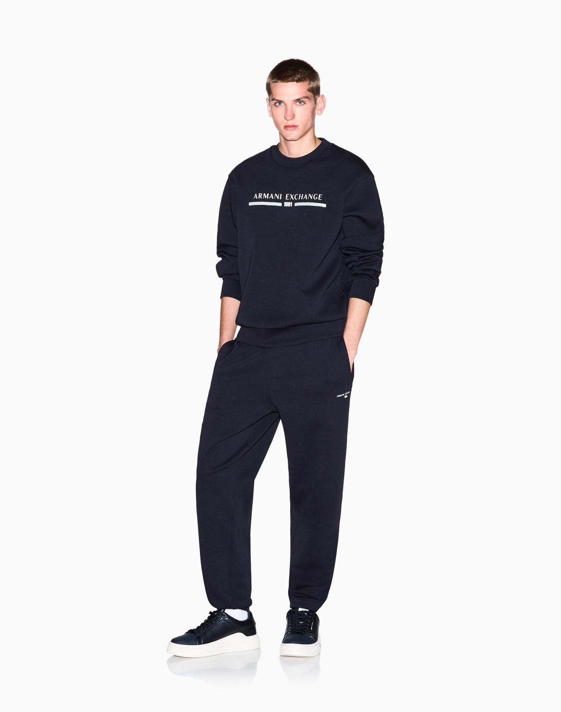 sweatshirts-without-hood-navy_blue--armani-exchange