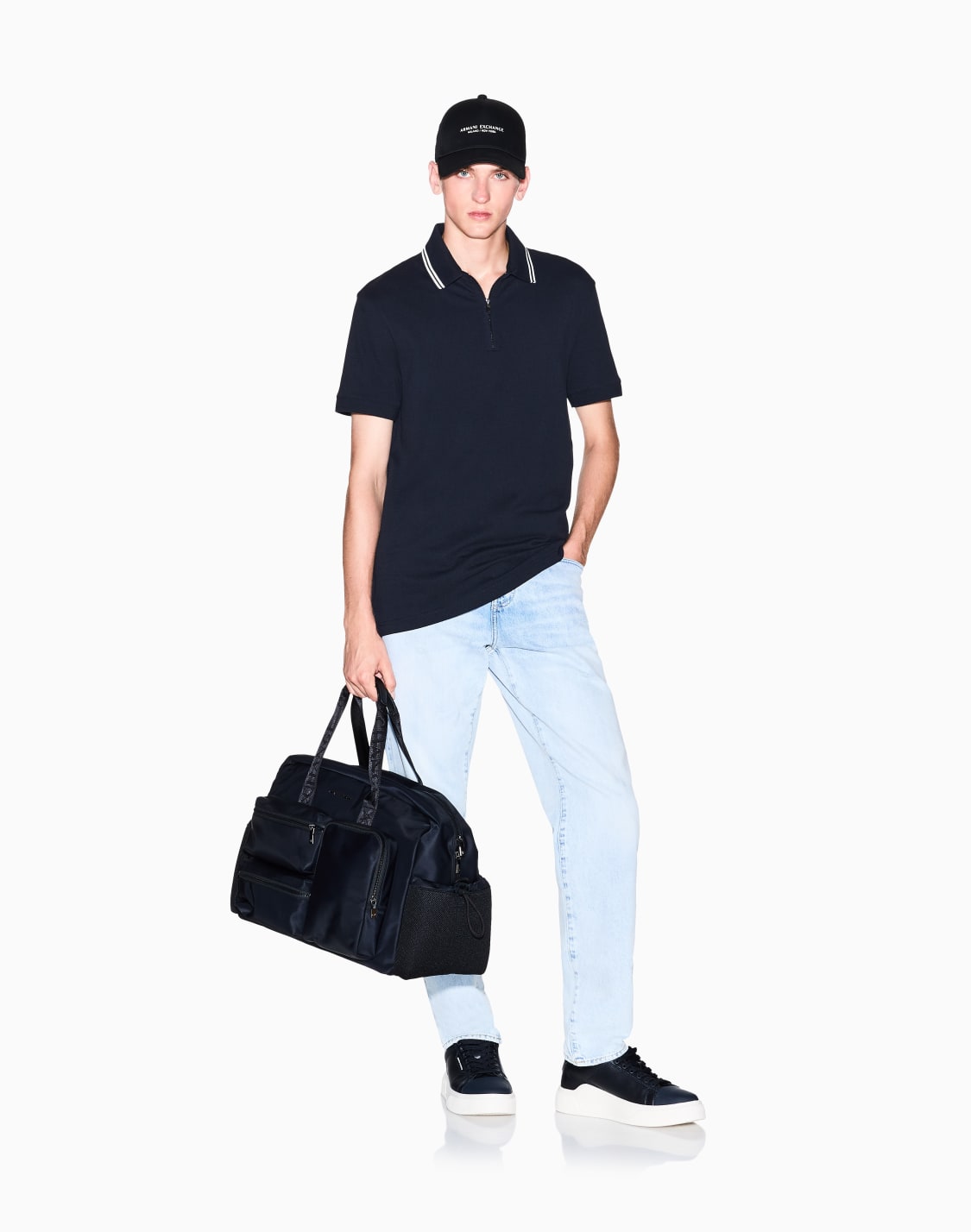 polo-shirts-navy-blue--armani-exchange