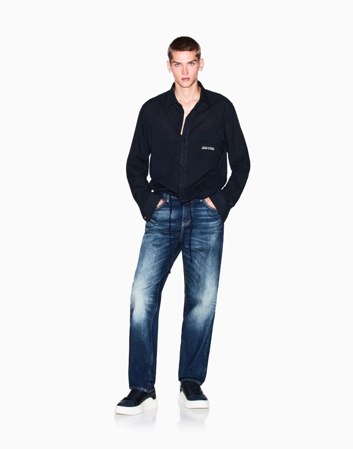 regular-fit-shirt-with-logo-navy-blue--armani-exchange