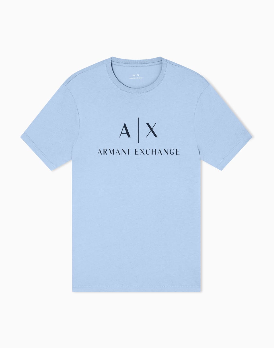 t-shirt-slim-fit-en-jersey-avec-logo-bleu-clair--armani-exchange