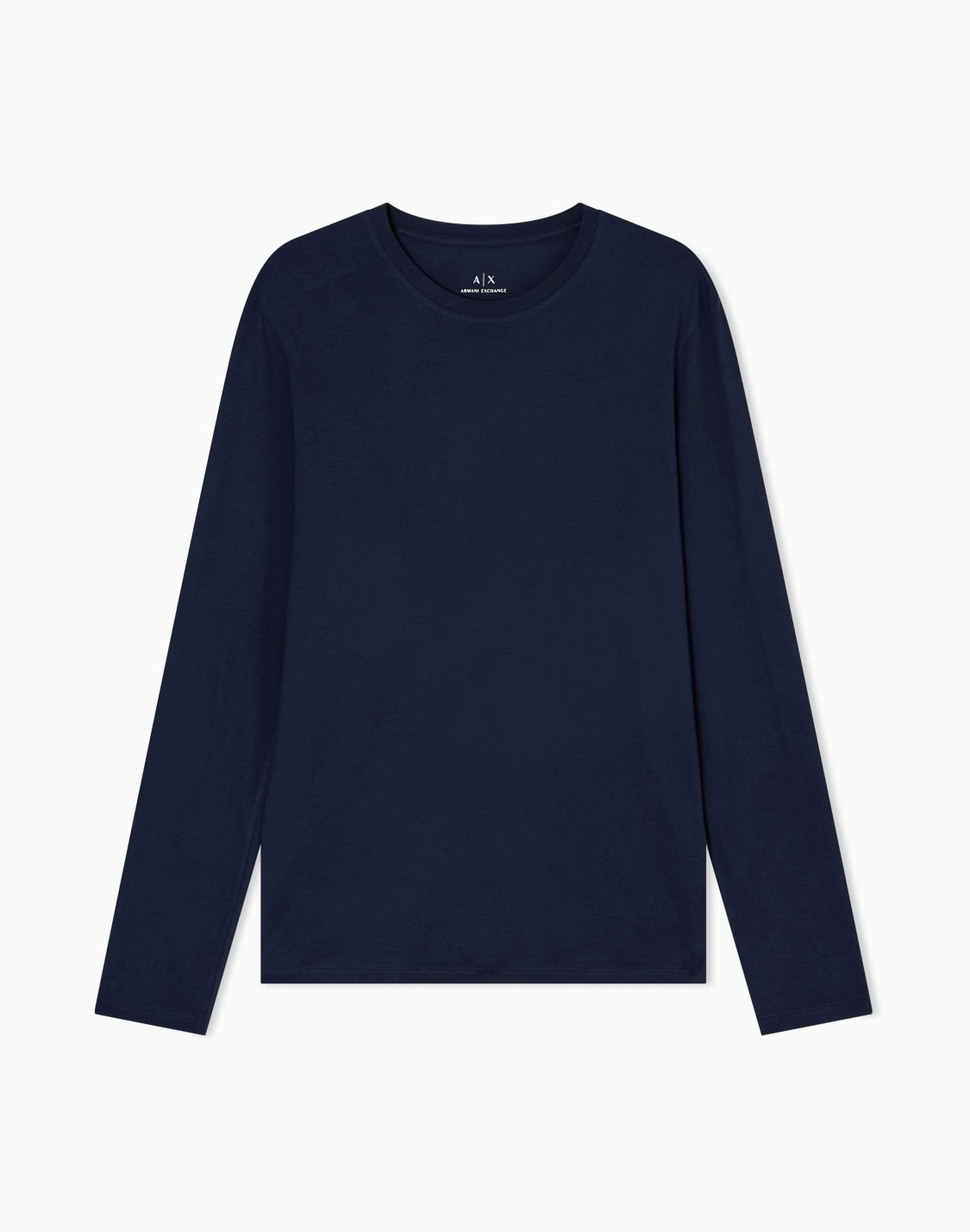langrmliges-t-shirt-aus-pima-baumwolle-marineblau--armani-exchange