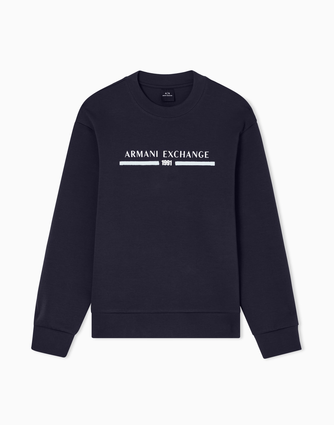 sweatshirts-without-hood-navy_blue--armani-exchange