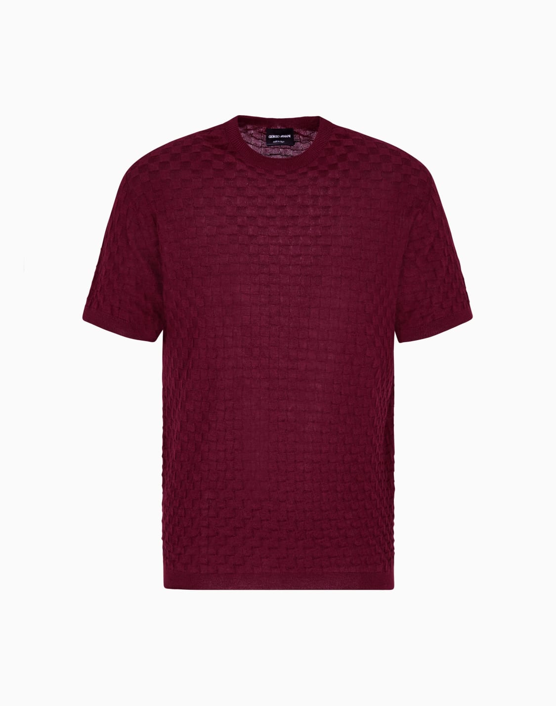 short-sleeved-crew-neck-jumper-in-cashmere-and-silk-burgundy--giorgio-armani