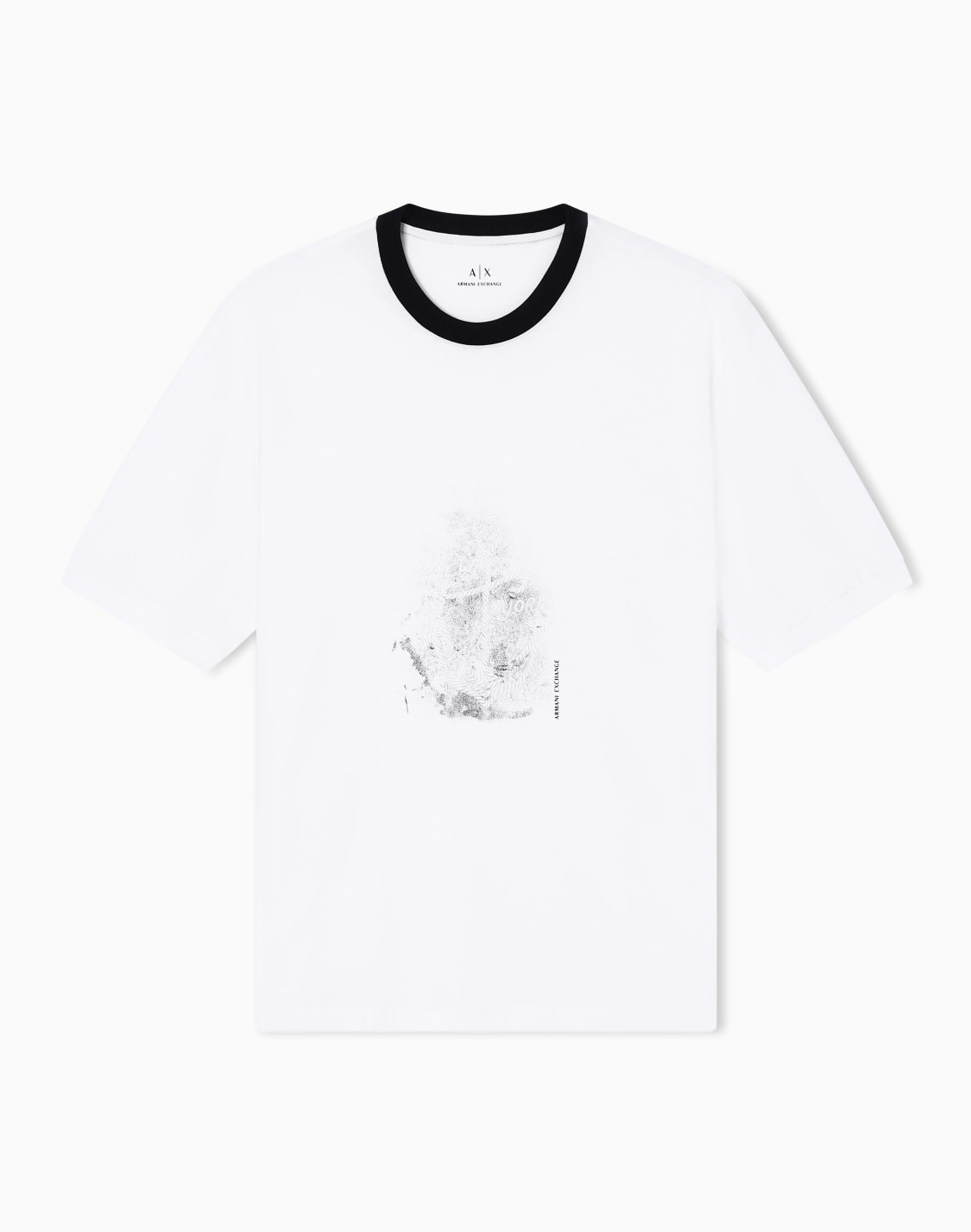 アンカロゴ-半袖クルネックtシャツ-ホワイト--armani-exchange