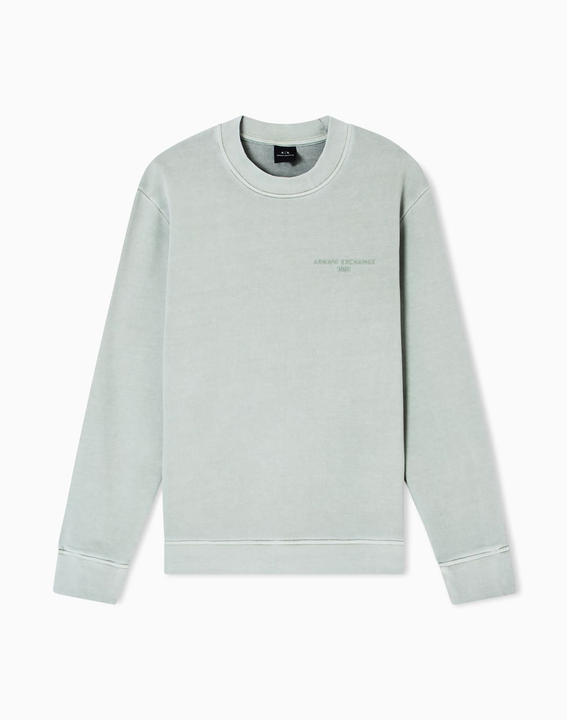 sweatshirts-without-hood-green--armani-exchange