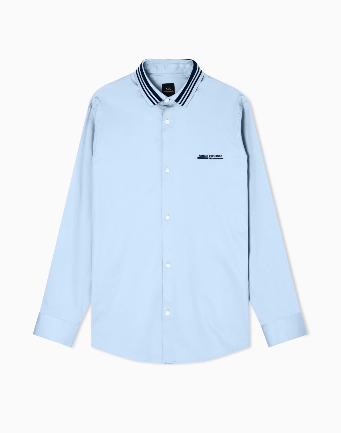 casual-shirts-light-blue--armani-exchange