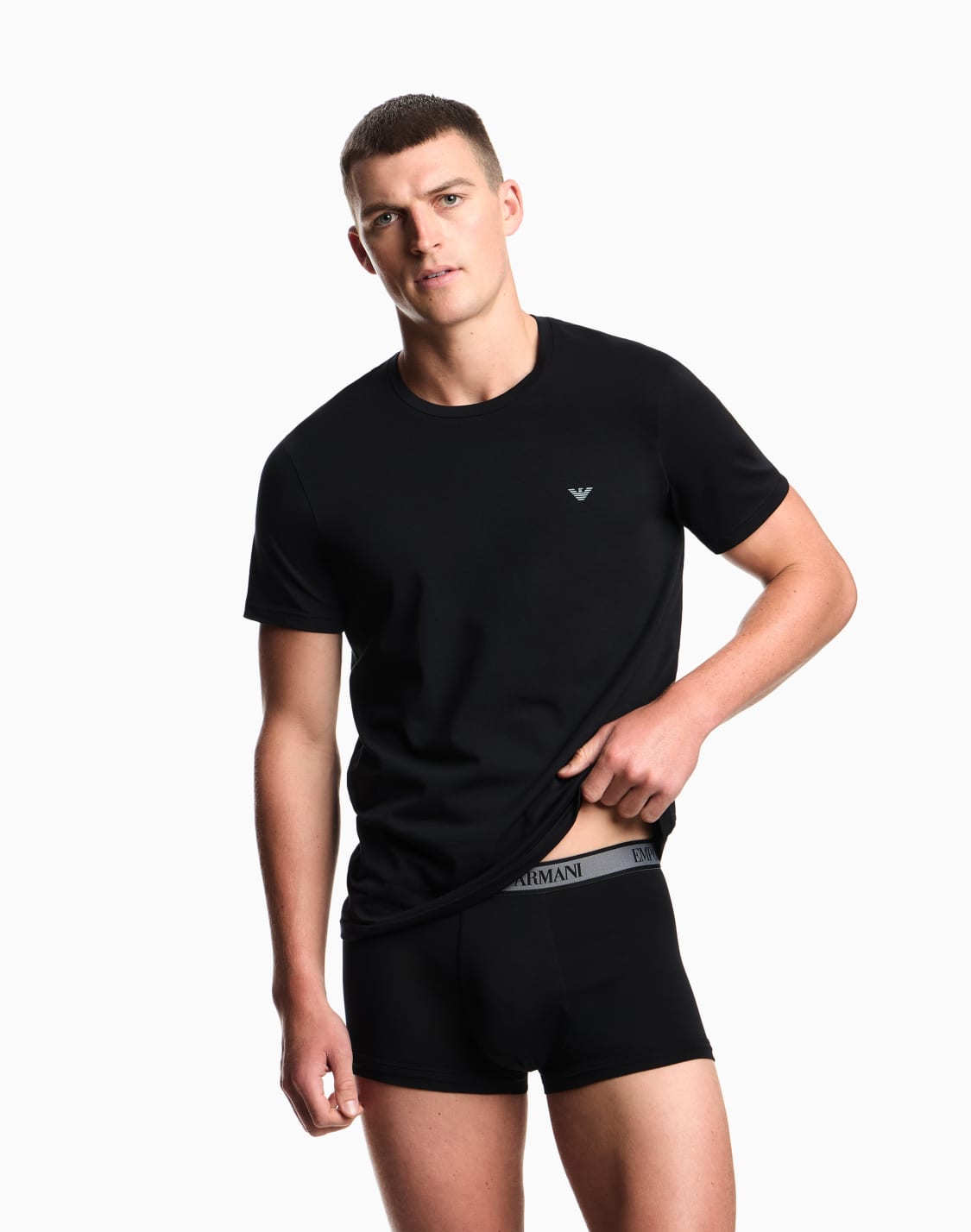 エンデュランス-ラウンジウェア-tシャツ2枚セット-ジャジ-ブラック--emporio-armani