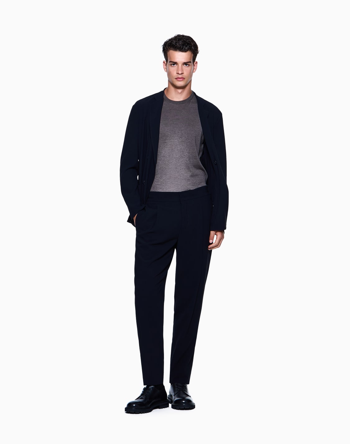 short-sleeved-crew-neck-jumper-in-silk-and-cotton-beige--giorgio-armani