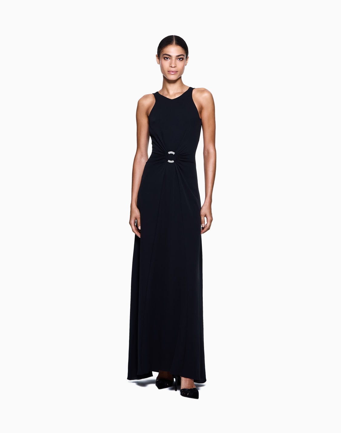 long-triple-silk-georgette-dress-black--giorgio-armani
