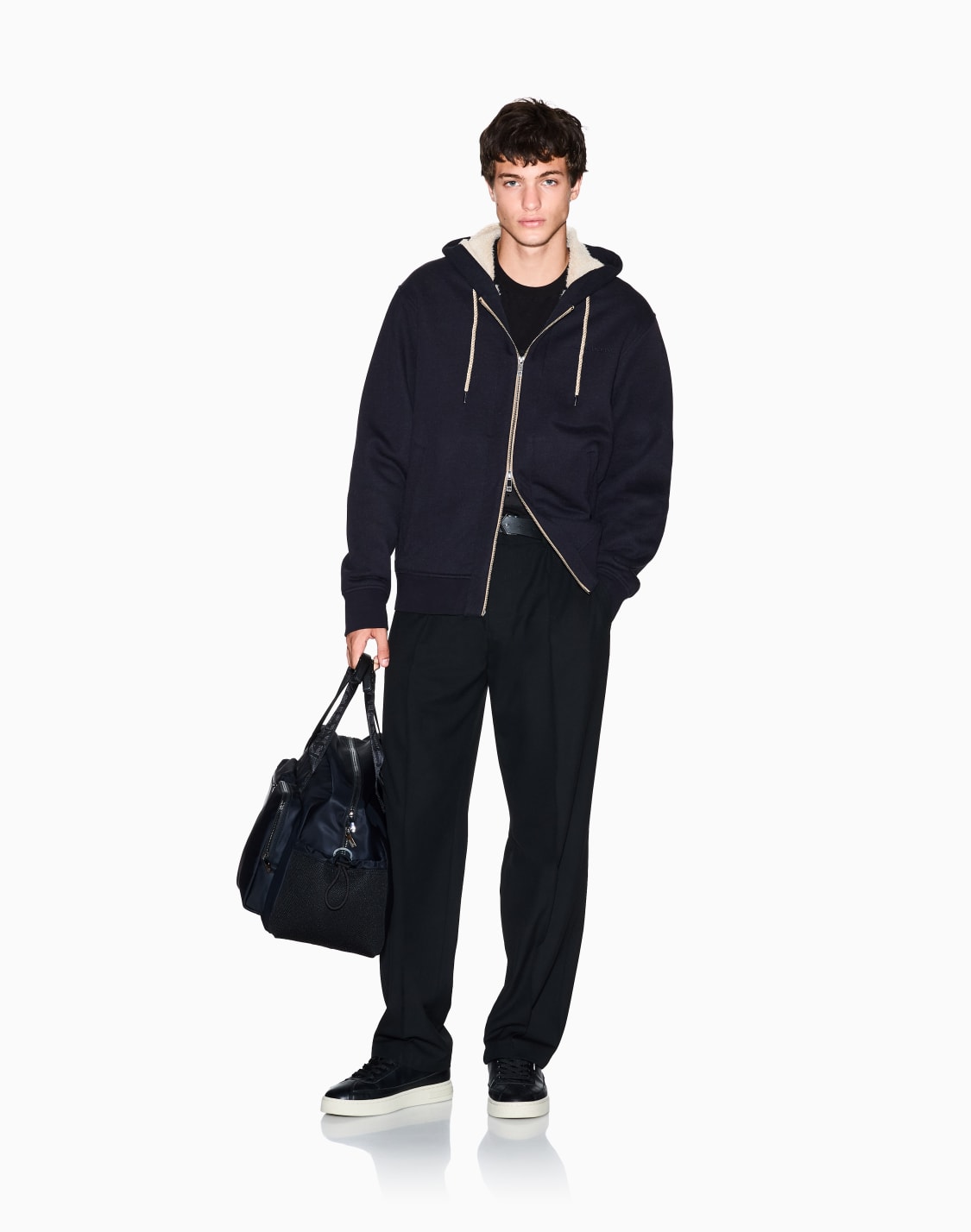 zip-up-sweatshirts-navy-blue--armani-exchange