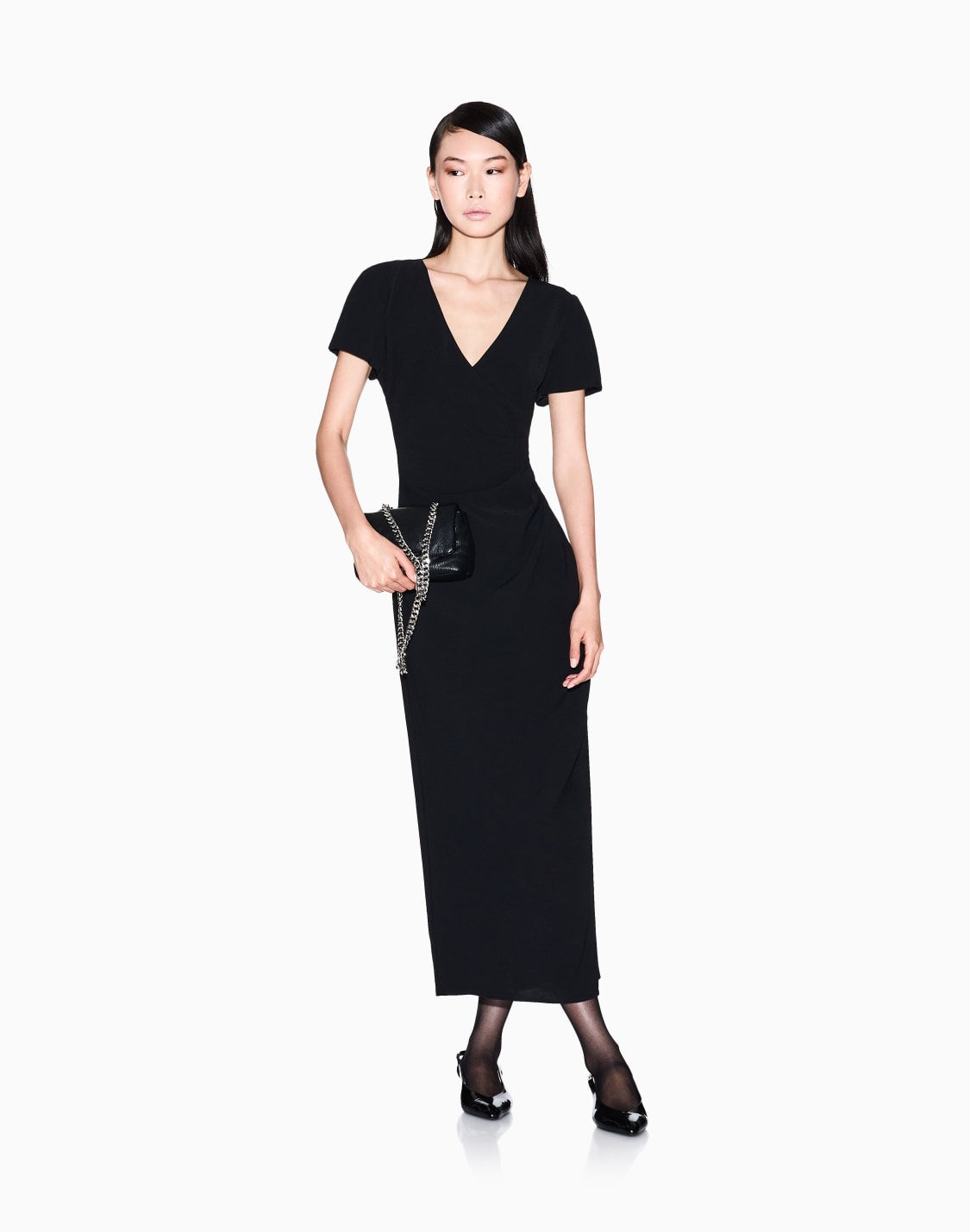 long-dresses-black--armani-exchange