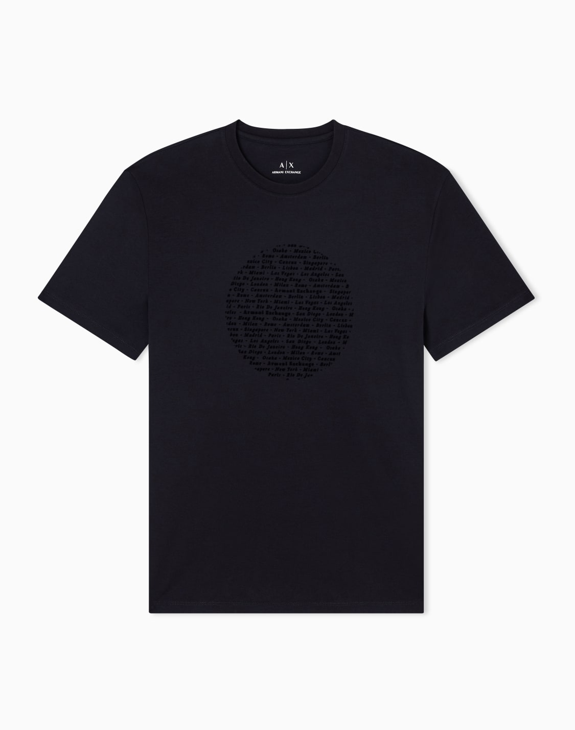 t-shirt-slim-imprim-cercle-noir--armani-exchange