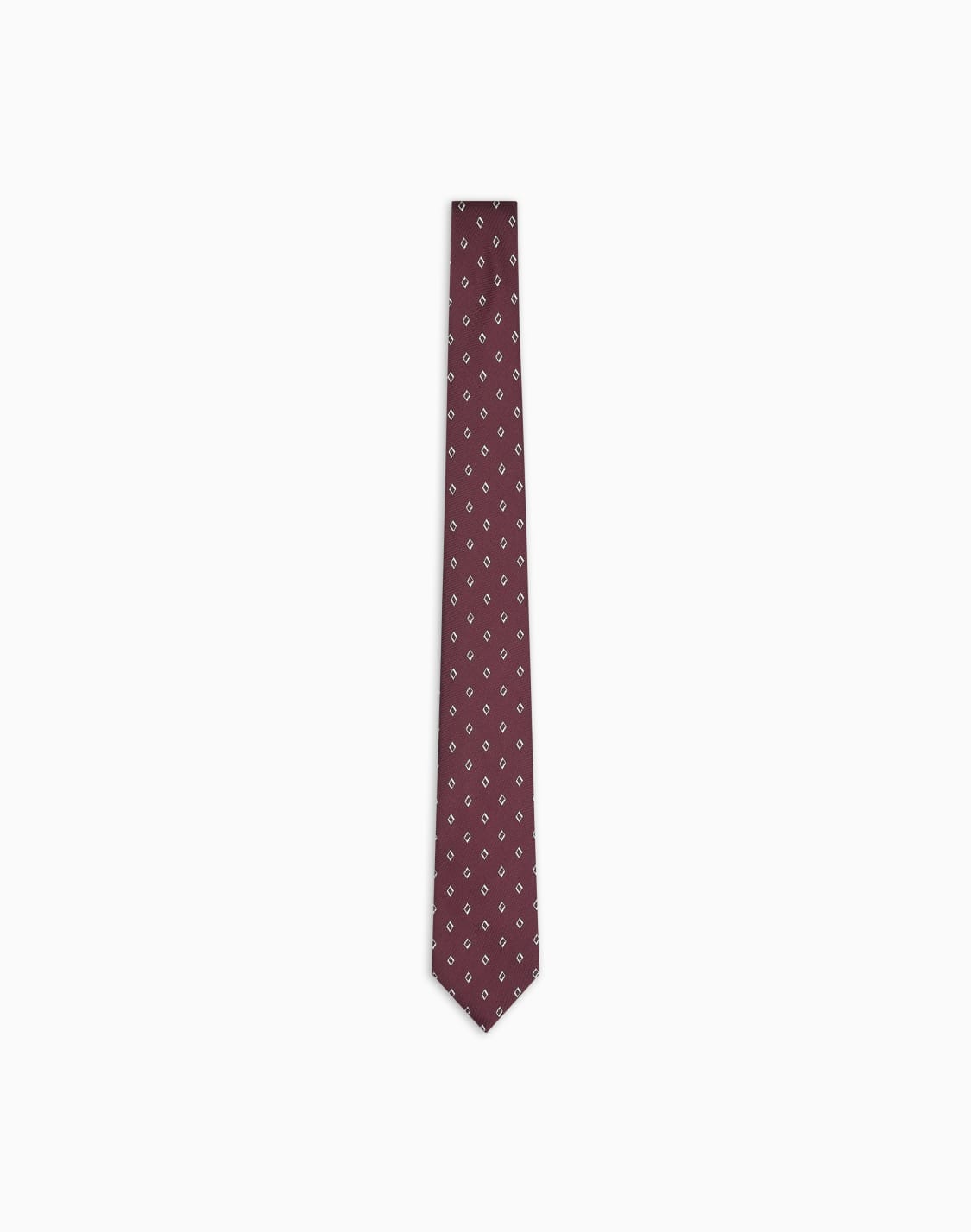 krawatte-aus-reiner-seide-mit-kleinen-eingewebten-rauten-aus-jacquard-stoff-burgunderrot--emporio-armani