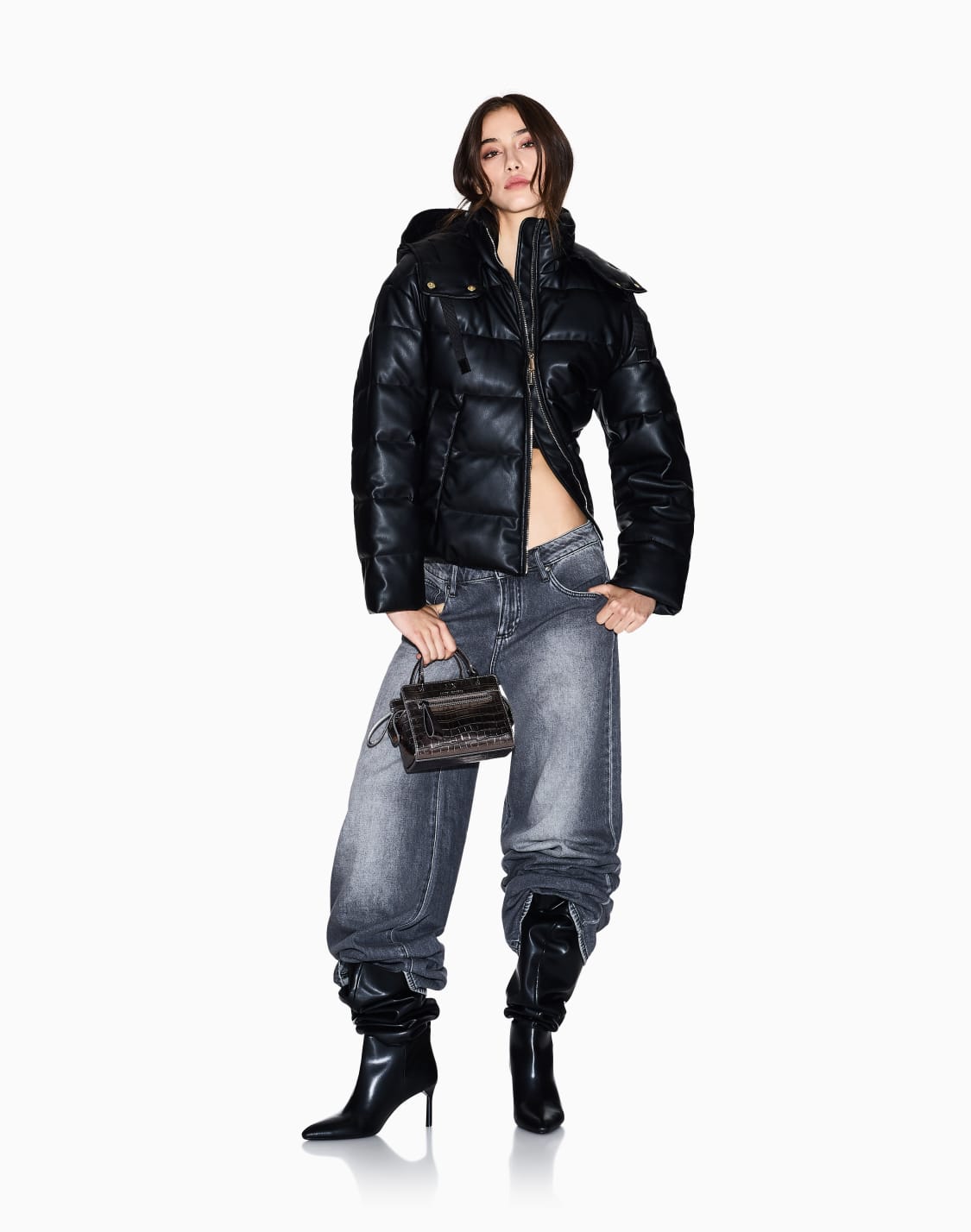 veste-en-tissu-recycl-brillant-noir--armani-exchange