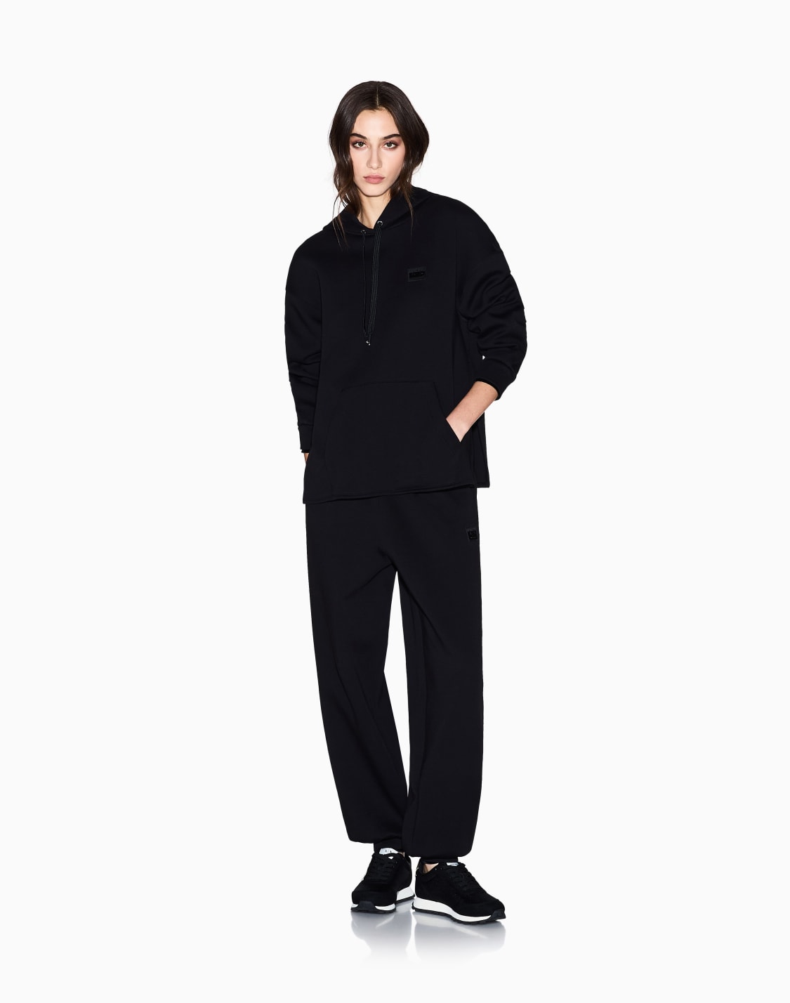hoodies-black--armani-exchange