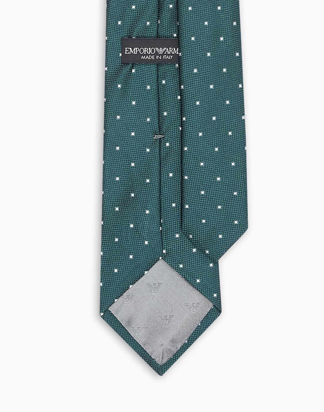 cravate-en-pure-soie-micro-motif-jacquard-vert--emporio-armani