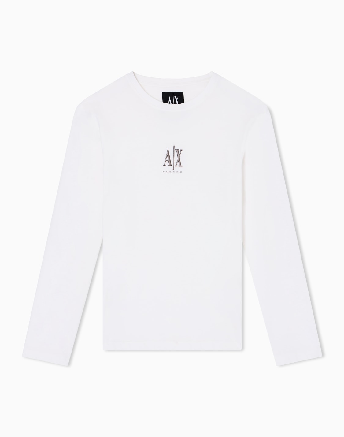 long-sleeved-t-shirt-with-embroidered-logo-wei--armani-exchange