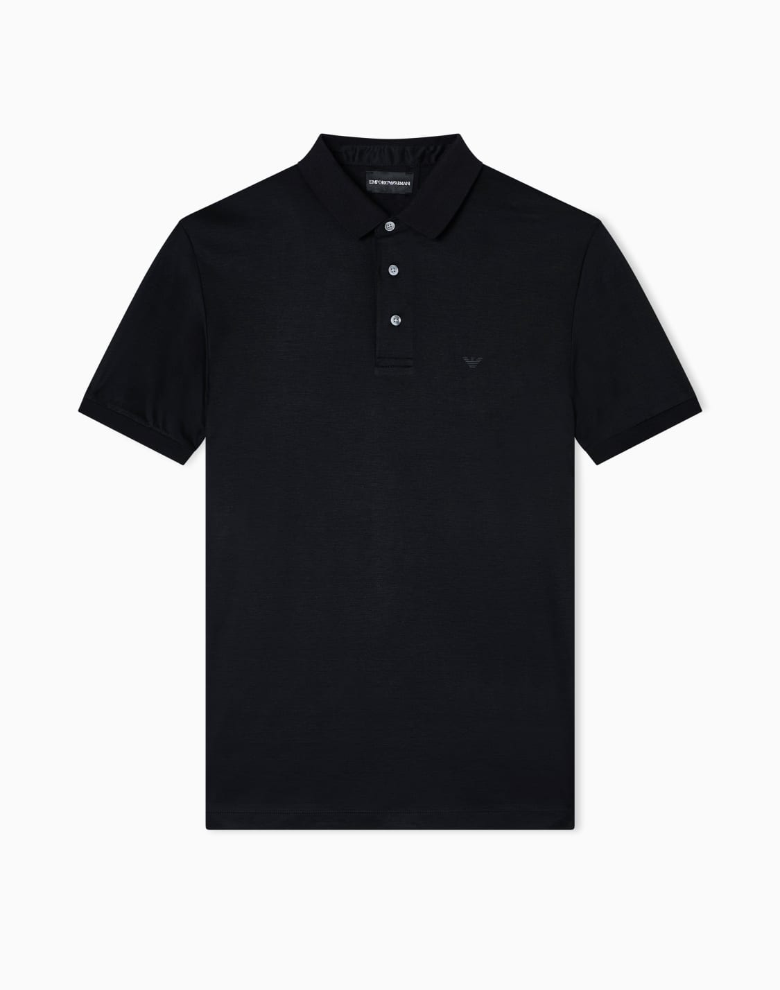 polo-en-mlange-de-jersey-lyocell-asv-noir--emporio-armani