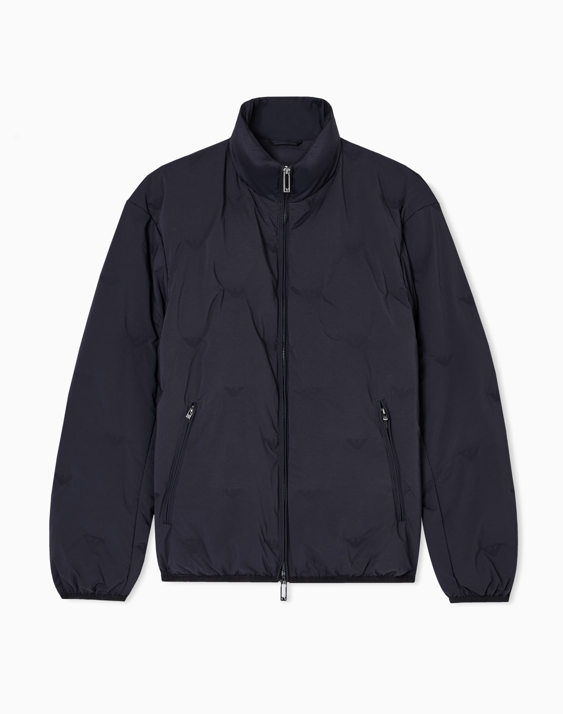 chaqueta-de-plumas-de-nailon-con-cremallera-completa-y-motivo-integral-de-microguilas-en-intarsia-azul-marino--emporio-armani