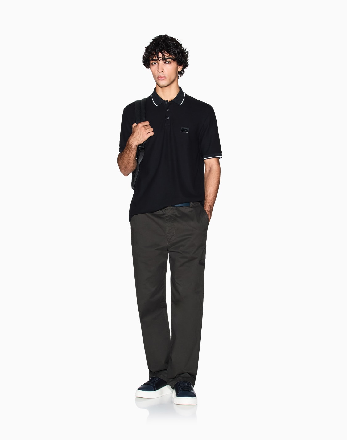 polo-shirts-black--armani-exchange