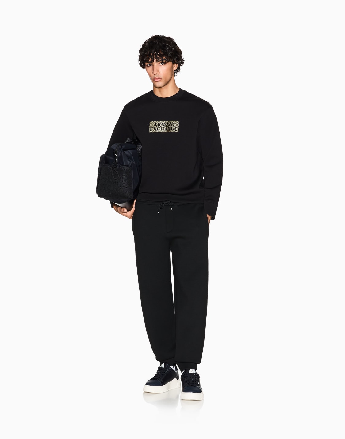 sweatshirts-without-hood-black--armani-exchange