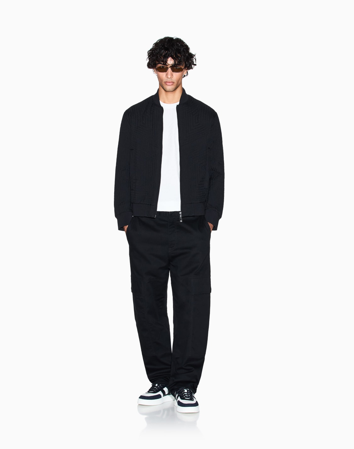 オルオバジャカドロゴ-半袖クルネックtシャツ-ホワイト--armani-exchange