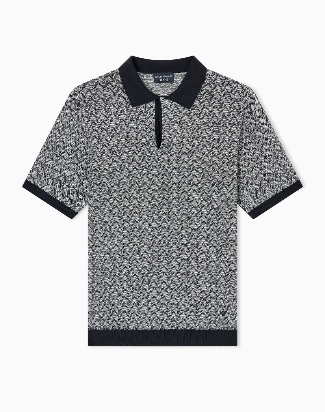 pullover-in-jacquard-stoff-verarbeitung-mit-polo-kragen-und-ikonischem-chevron-motiv-blau--emporio-armani
