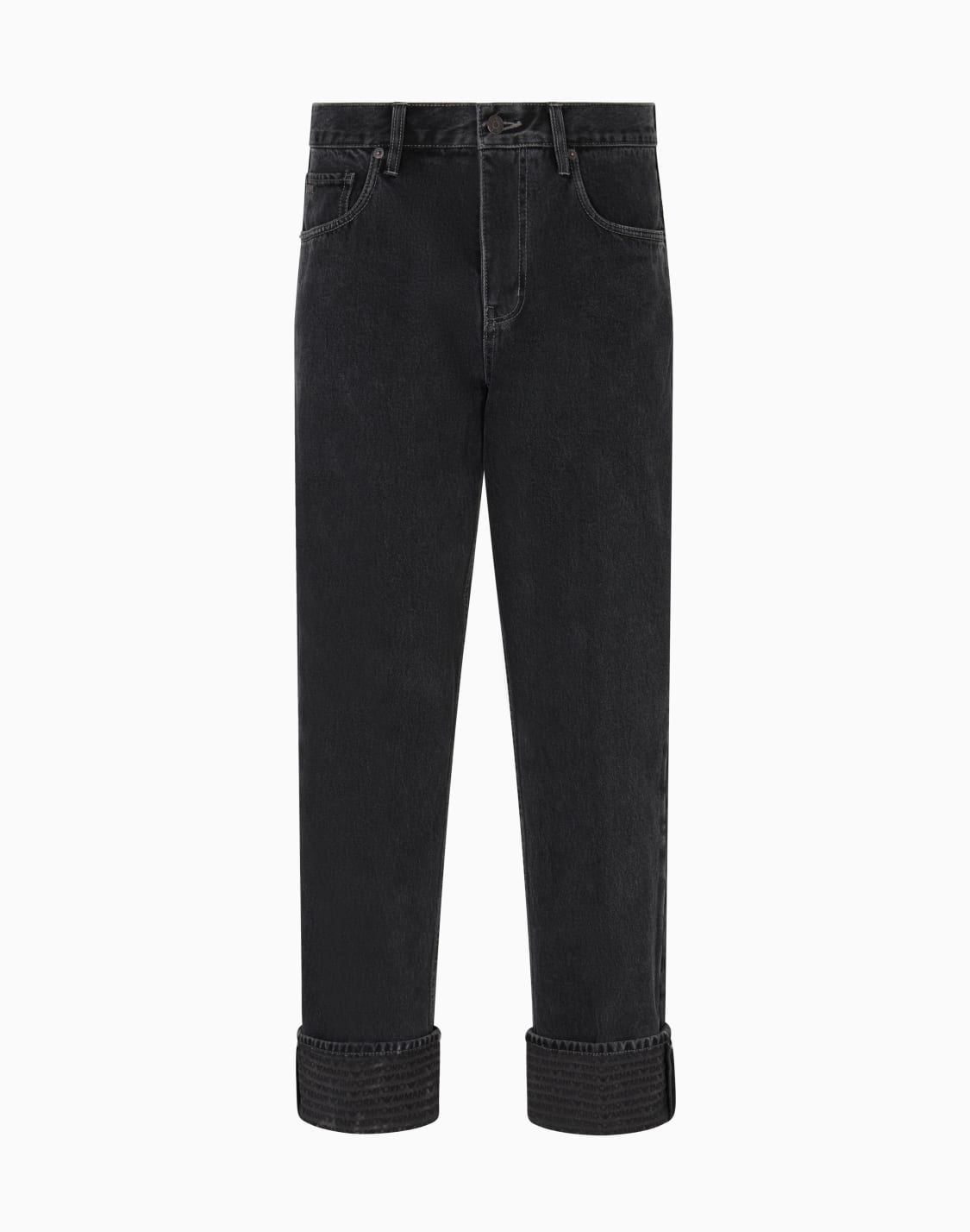 loose-fit-jeans-j73-aus-denim-mit-logo-umschlag-grau--emporio-armani