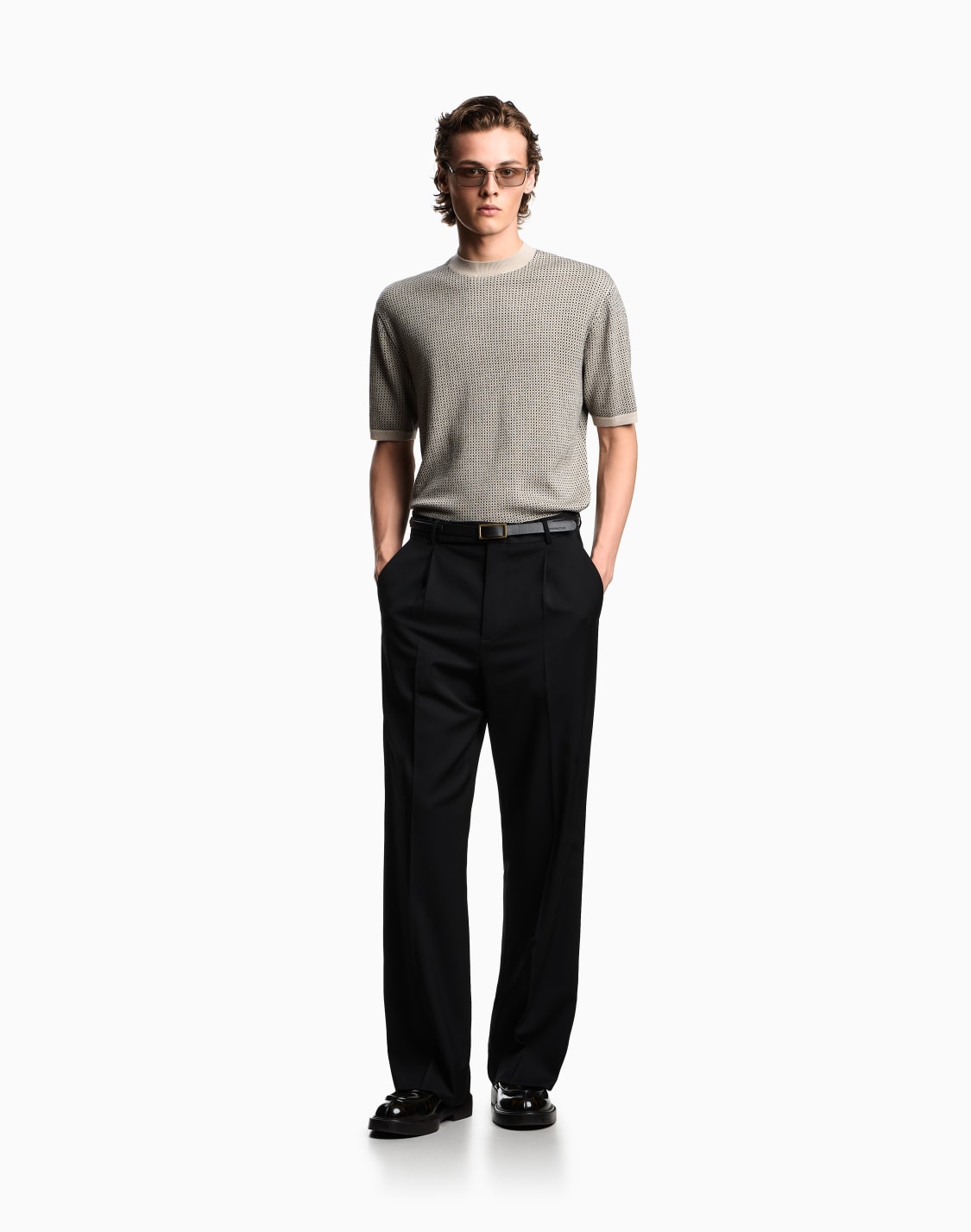 pullover-aus-schurwolle-mit-zweifarbigem-mikro-muster-in-jacquard-stoff-braun--emporio-armani