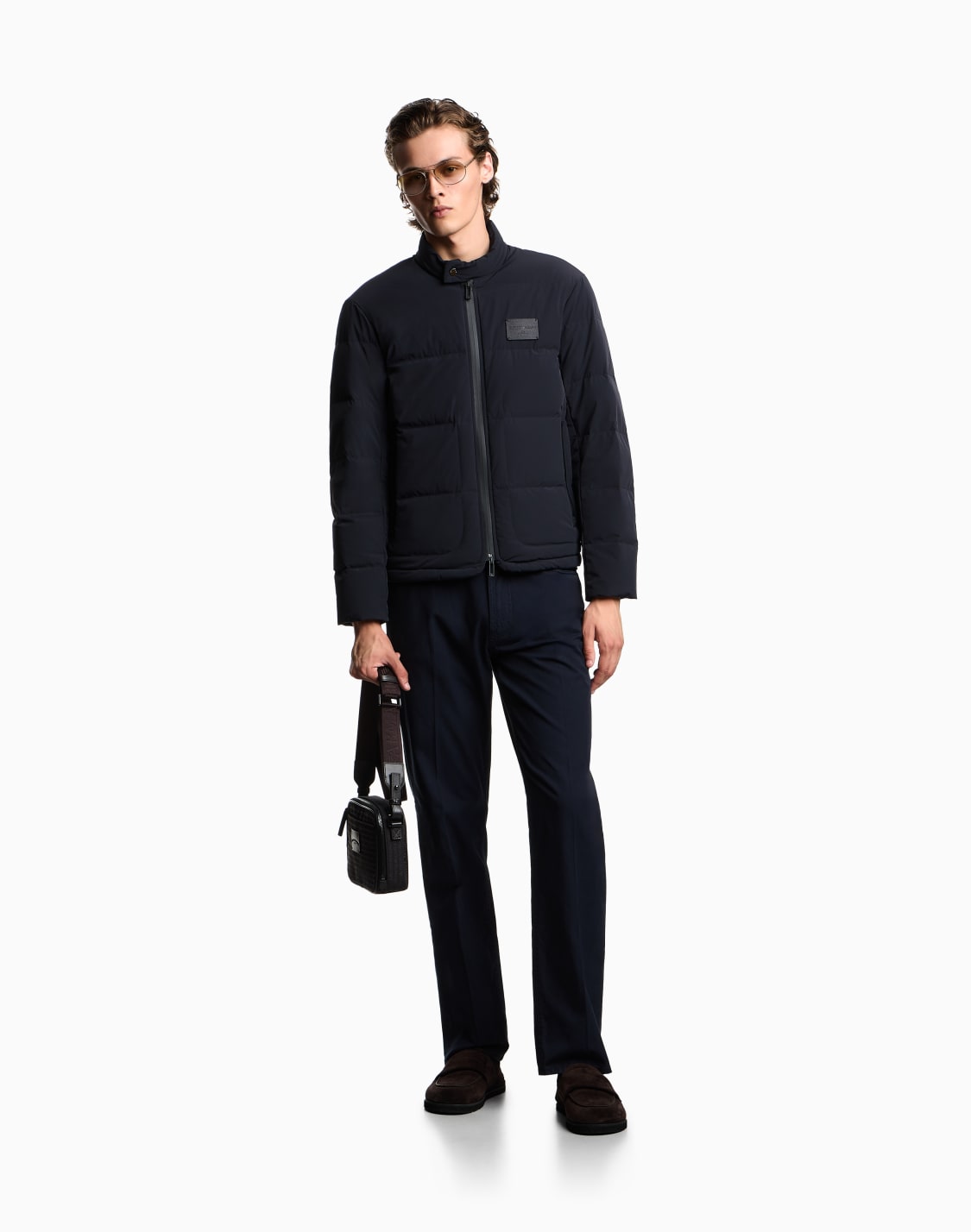 ストレトフィット-5ポケットパンツ-j76-ウォッシュドツイル-ネイビブル--emporio-armani