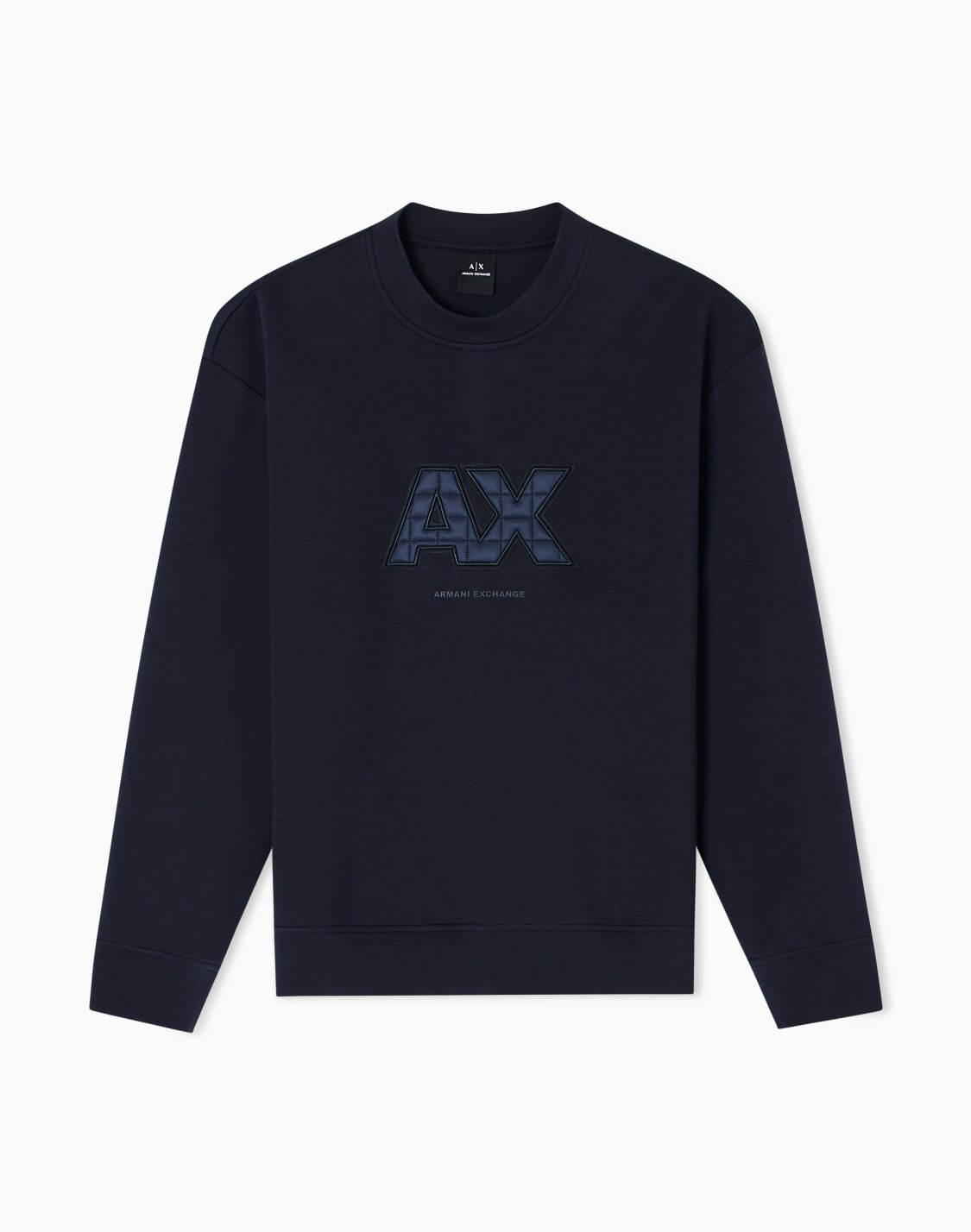 felpa-con-maxi-logo-blu-navy--armani-exchange