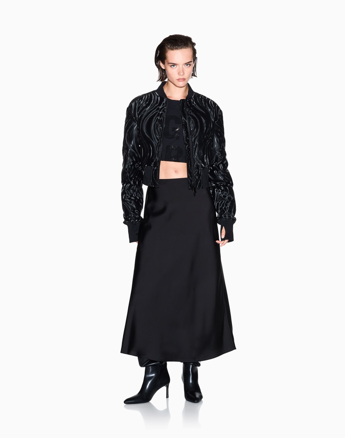 longuette-skirt-with-pleat-black--armani-exchange