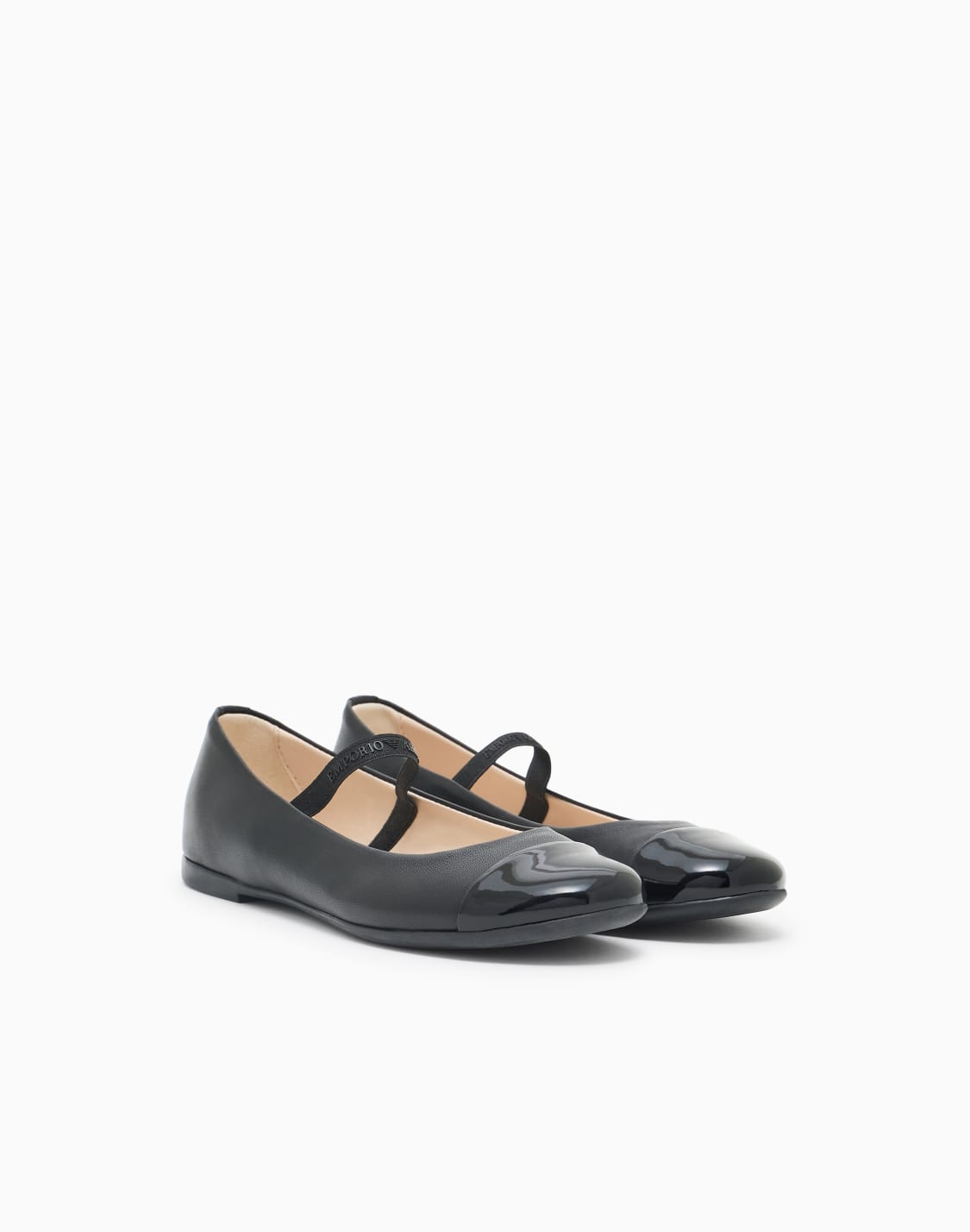 nappa-leather-ballerinas-with-patent-leather-toe-black--emporio-armani