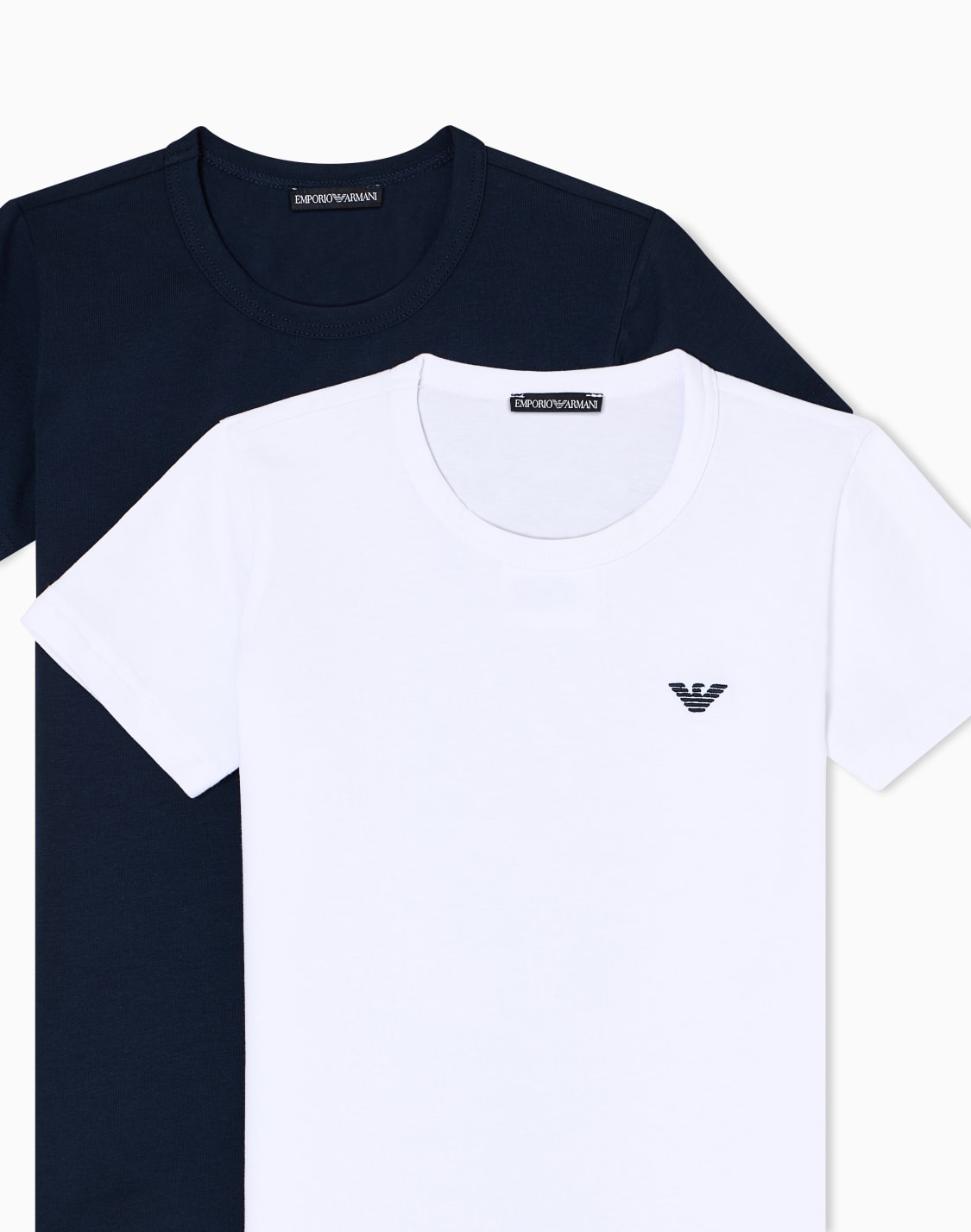 paquete-de-2-camisetas-de-estar-por-casa-en-punto-con-logotipo-azul--emporio-armani