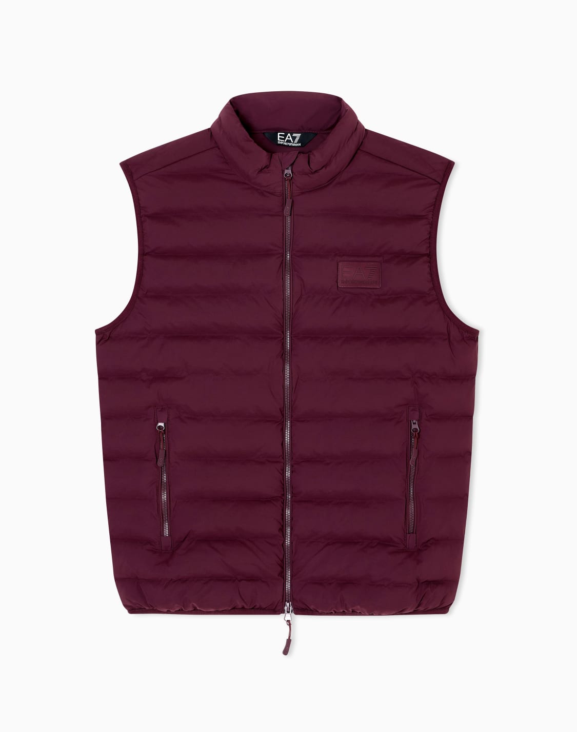 technical-fabric-padded-gilet-burgundy--ea7