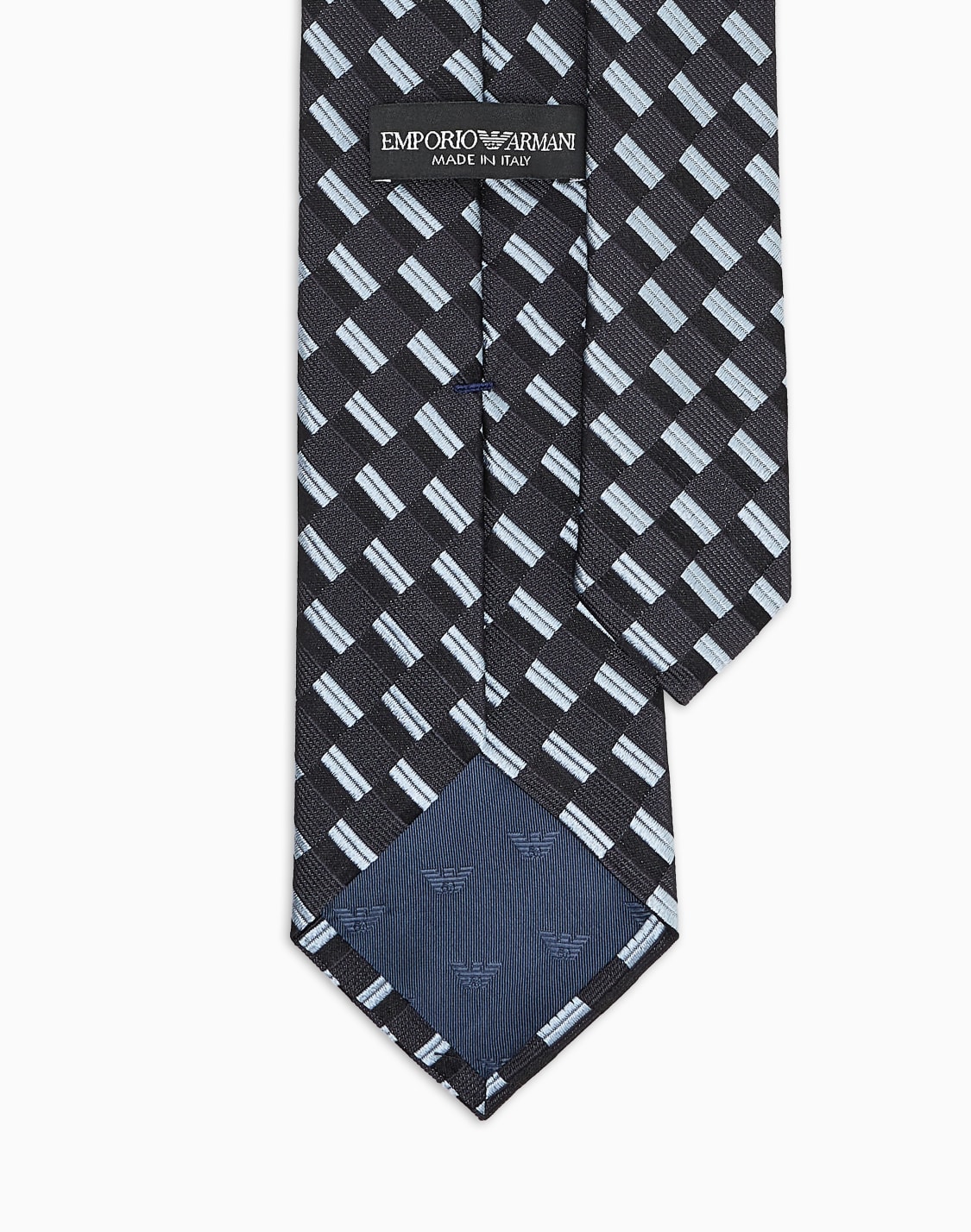 corbata-en-seda-pura-con-motivo-jacquard-azul-marino--emporio-armani