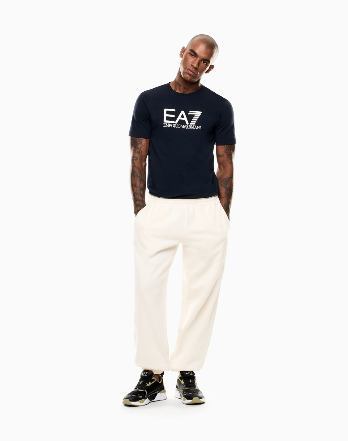 visibility-short-sleeved-t-shirt-in-cotton-stretch-jersey-blue--ea7