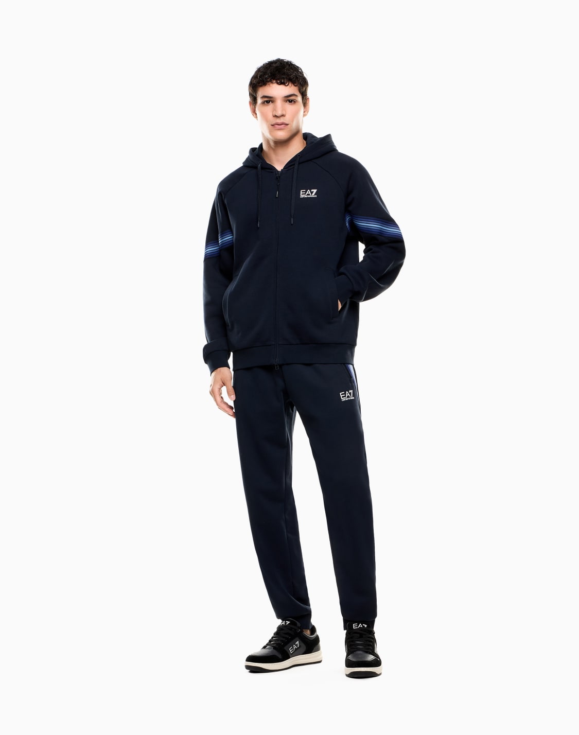asv-7-lines-cotton-blend-hooded-sweatshirt-navy-blue--ea7
