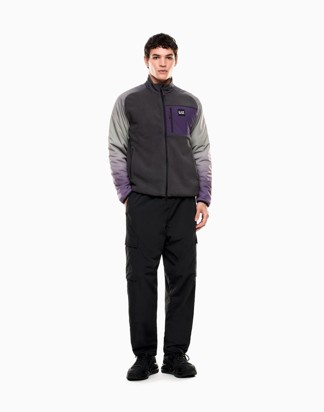 urban-escape-unisex-zip-up-sweatshirt-in-stretch-technical-fabric-grey--ea7