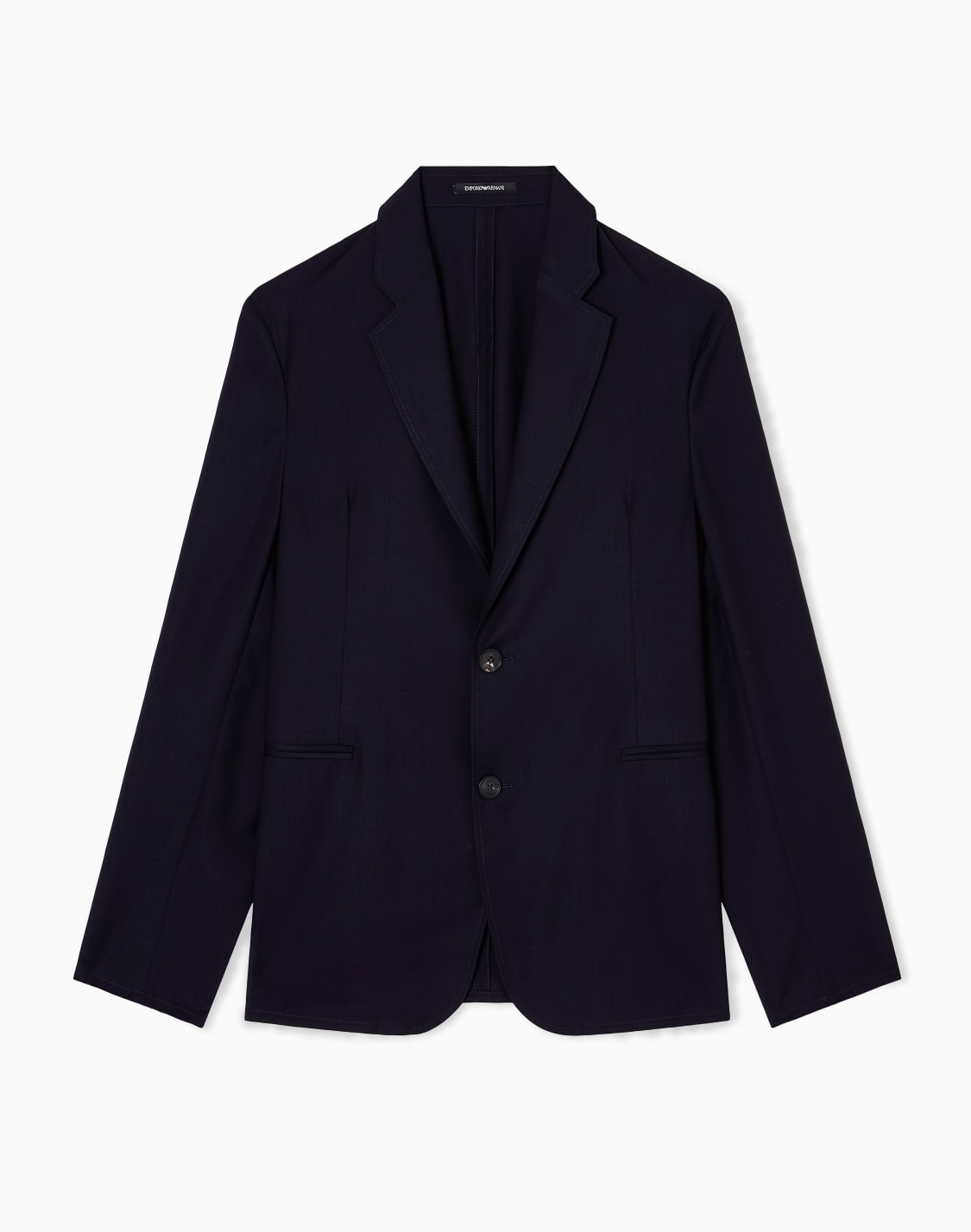 icon-シングルブレストジャケット-ライトウル-トロピカルキャンバス-ネイビブル--emporio-armani